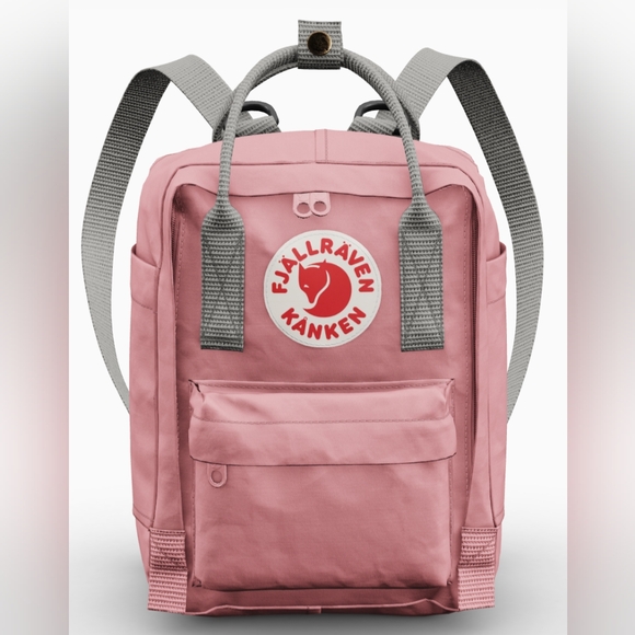 Fjallraven Handbags - Fjallraven Mini Kanken Backpack Pink Gray Fog New NWT